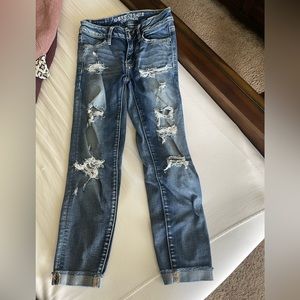 American eagle ripped jeans